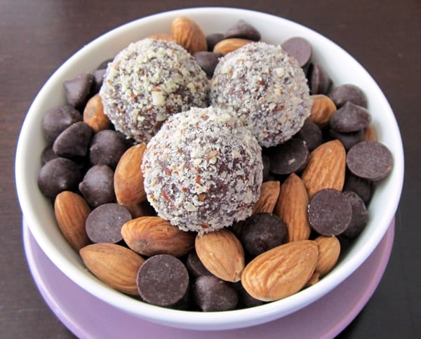 Healthy Dairy-Free Chocolate Truffles