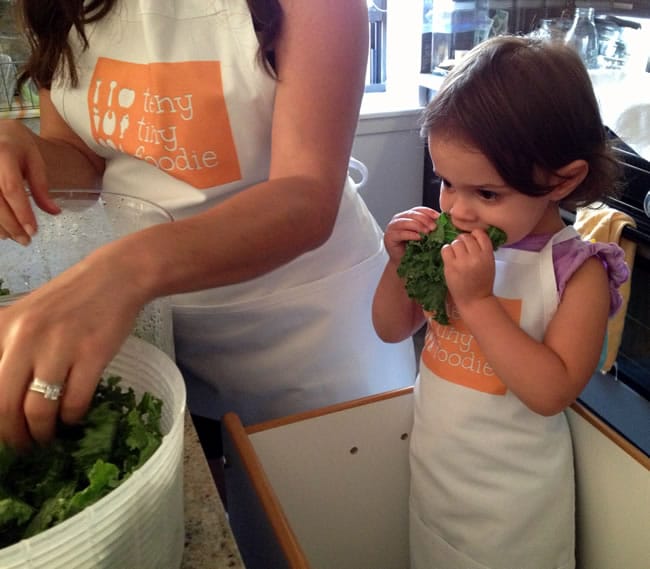 Making Kale Chips