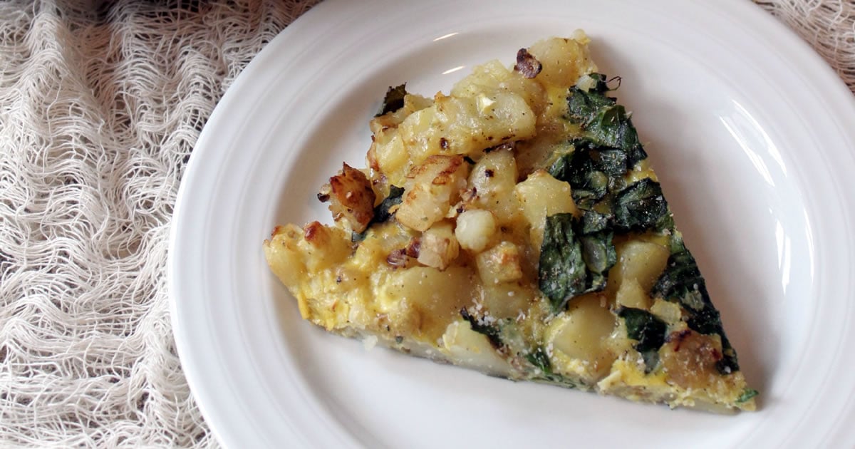 Roasted Potato and Kale Frittata