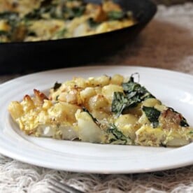 Roasted Potato and Kale Frittata