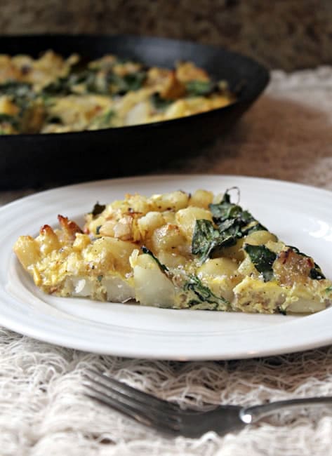 Roasted Potato and Kale Frittata