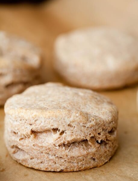 Whole Wheat Biscuits from 100 Days of Real Food