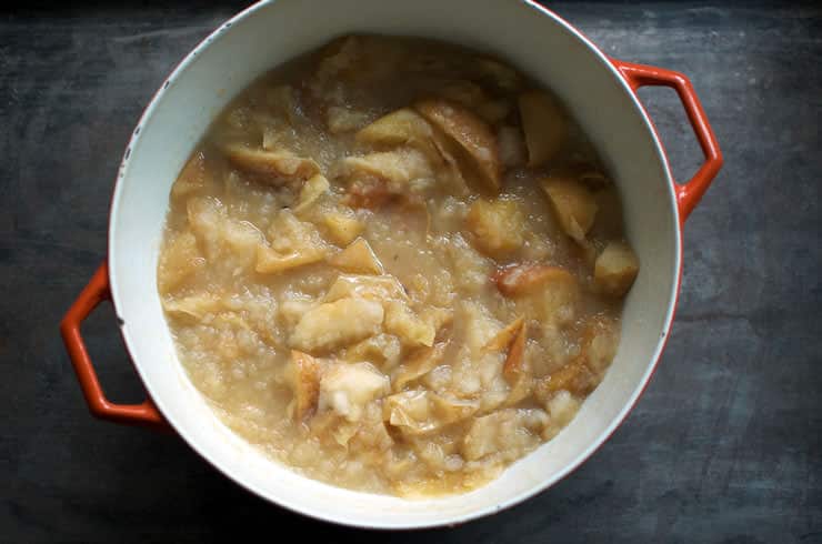 Cooked Apples for Pumpkin Pie Spiced Applesauce