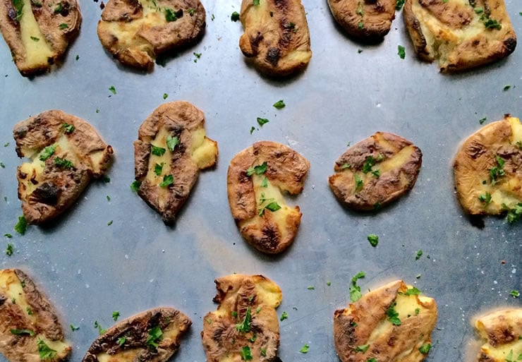 Crispy Smashed Potatoes