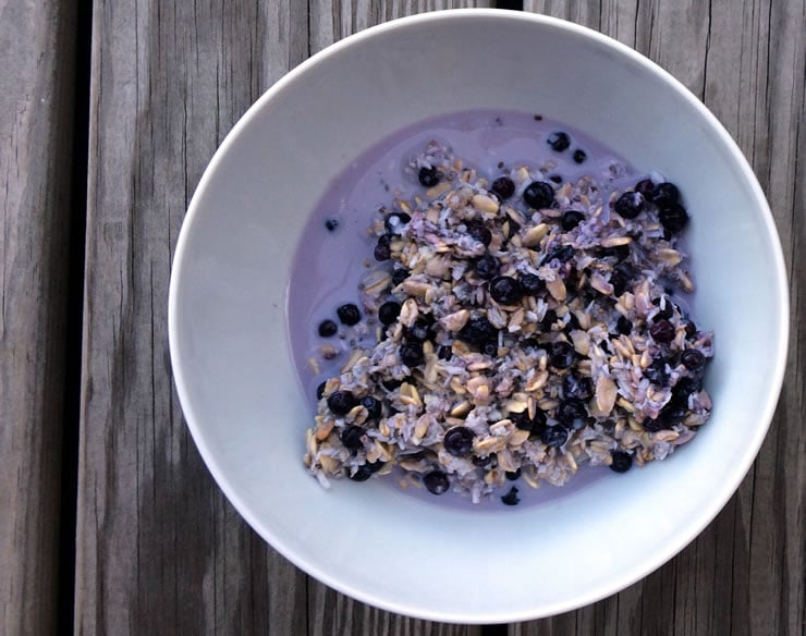 Purple Overnight Oats