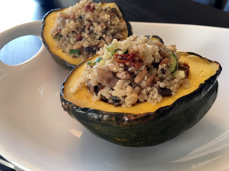 Quinoa-Stuffed Acorn Squash