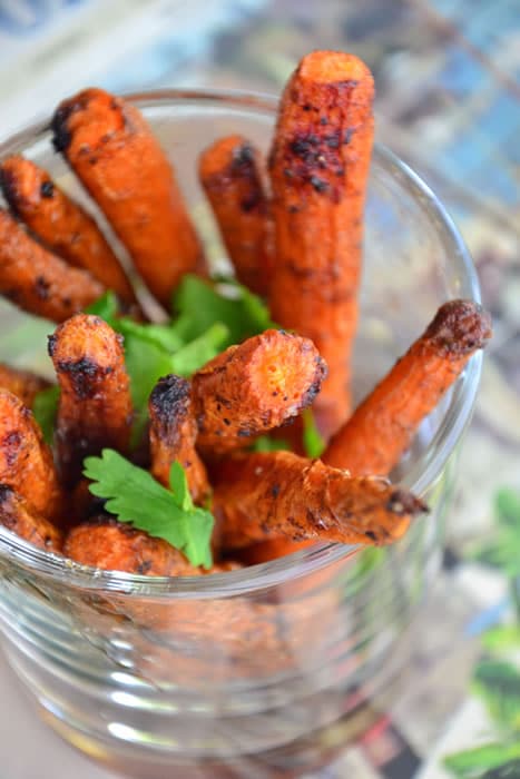 Roasted Cumin Carrot Sticks