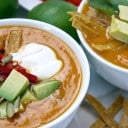 Fall Fiesta Sweet Potato Chorizo Soup