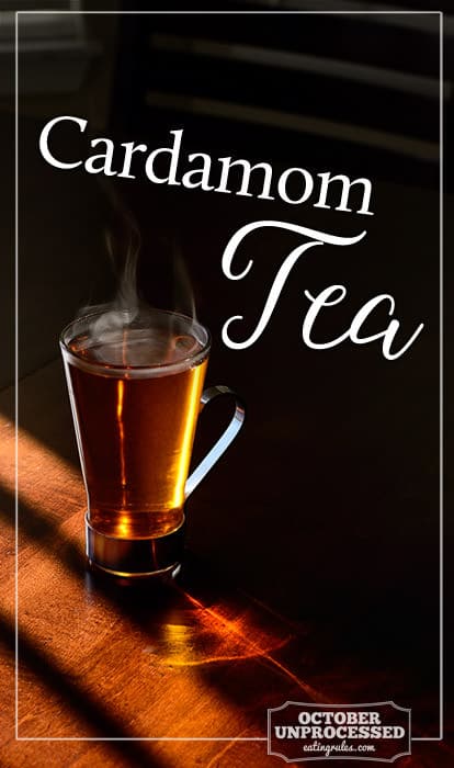 Cardamom tea