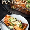 homemade vegan enchiladas