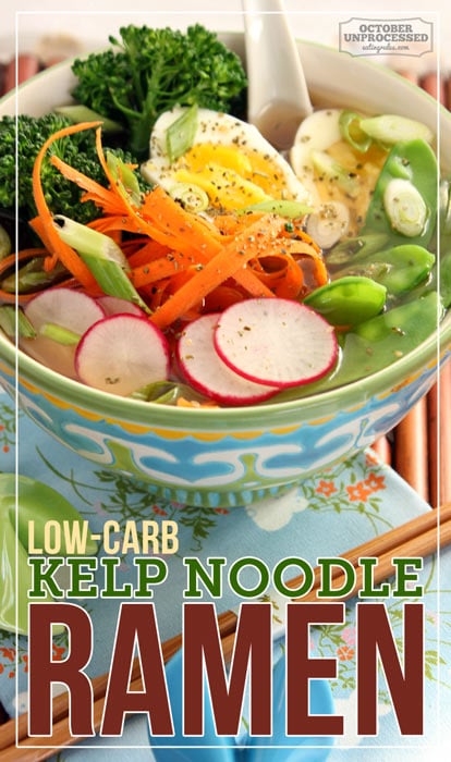 low carb kelp noodle ramen