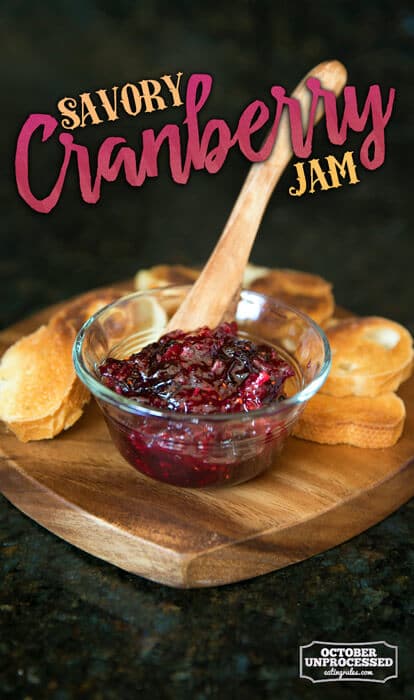 savory cranberry jam