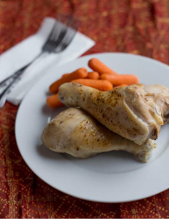 chicken and carrots