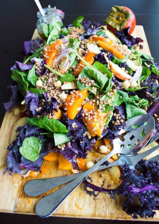 Buckwheat Persimmon Salad Recipe