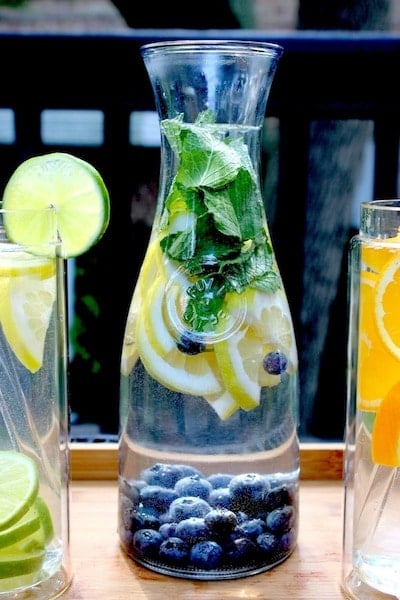 Blueberry Lemon Water