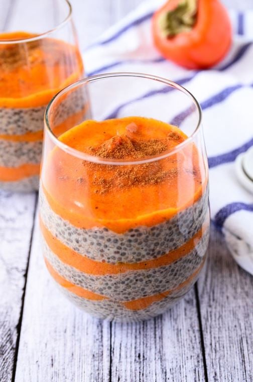 Persimmon chia pudding