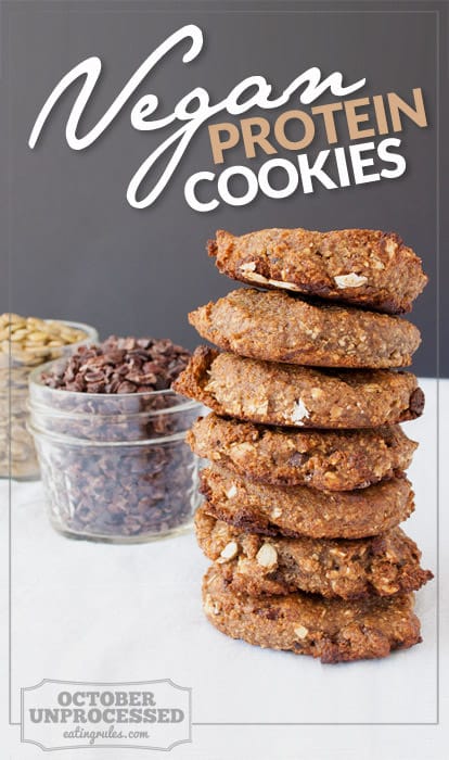 vegan protein cookies